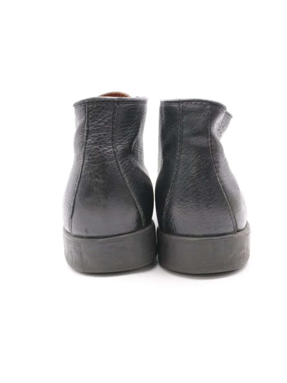 John Varvatos Ankle Boots Shoes Men's 10.5 Black Leather Handmade in Portugal
